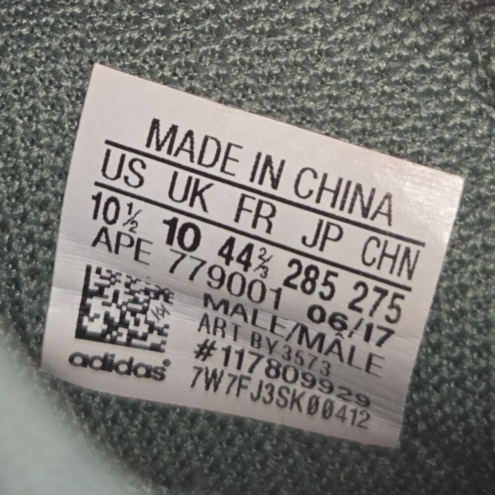 Adidas Tubular Shadow Green Lace Up Woven Running Sneakers Men's Size 10.5 - Picture 6 of 9